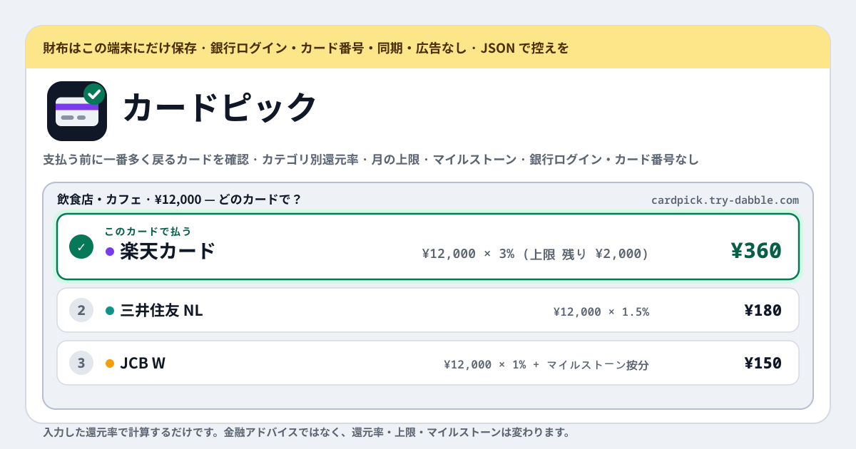 カードピック