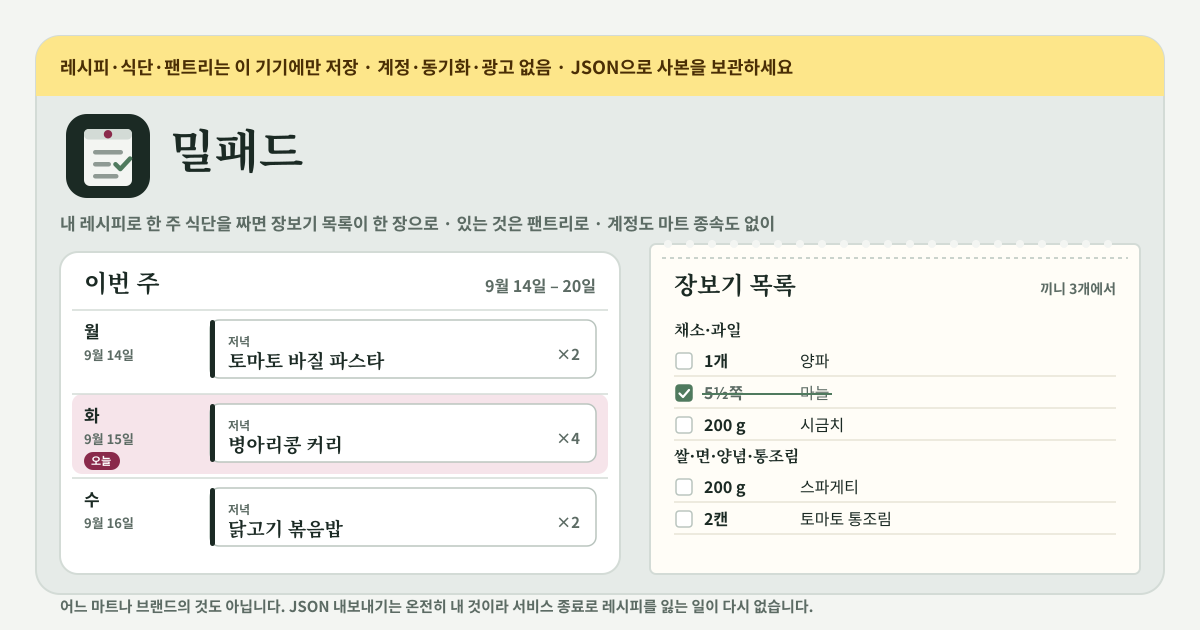 밀패드