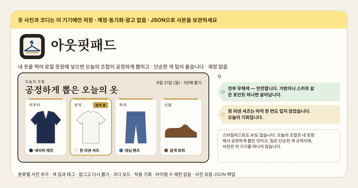 아웃핏패드