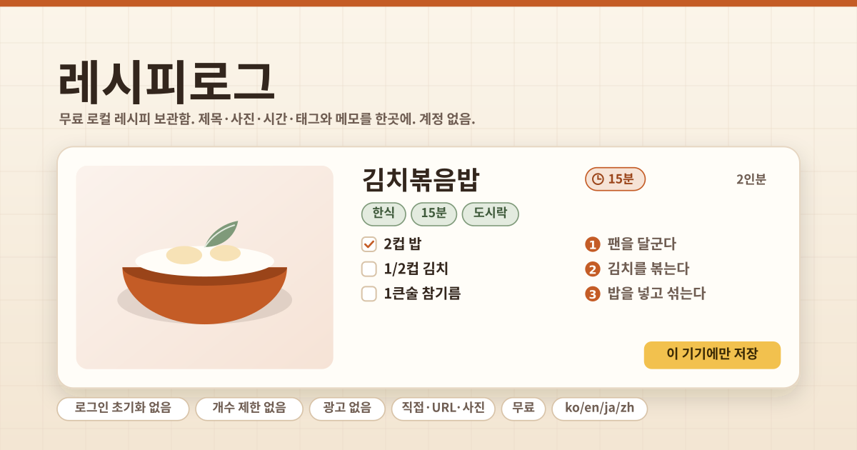 레시피로그