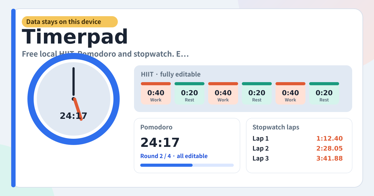 Timerpad